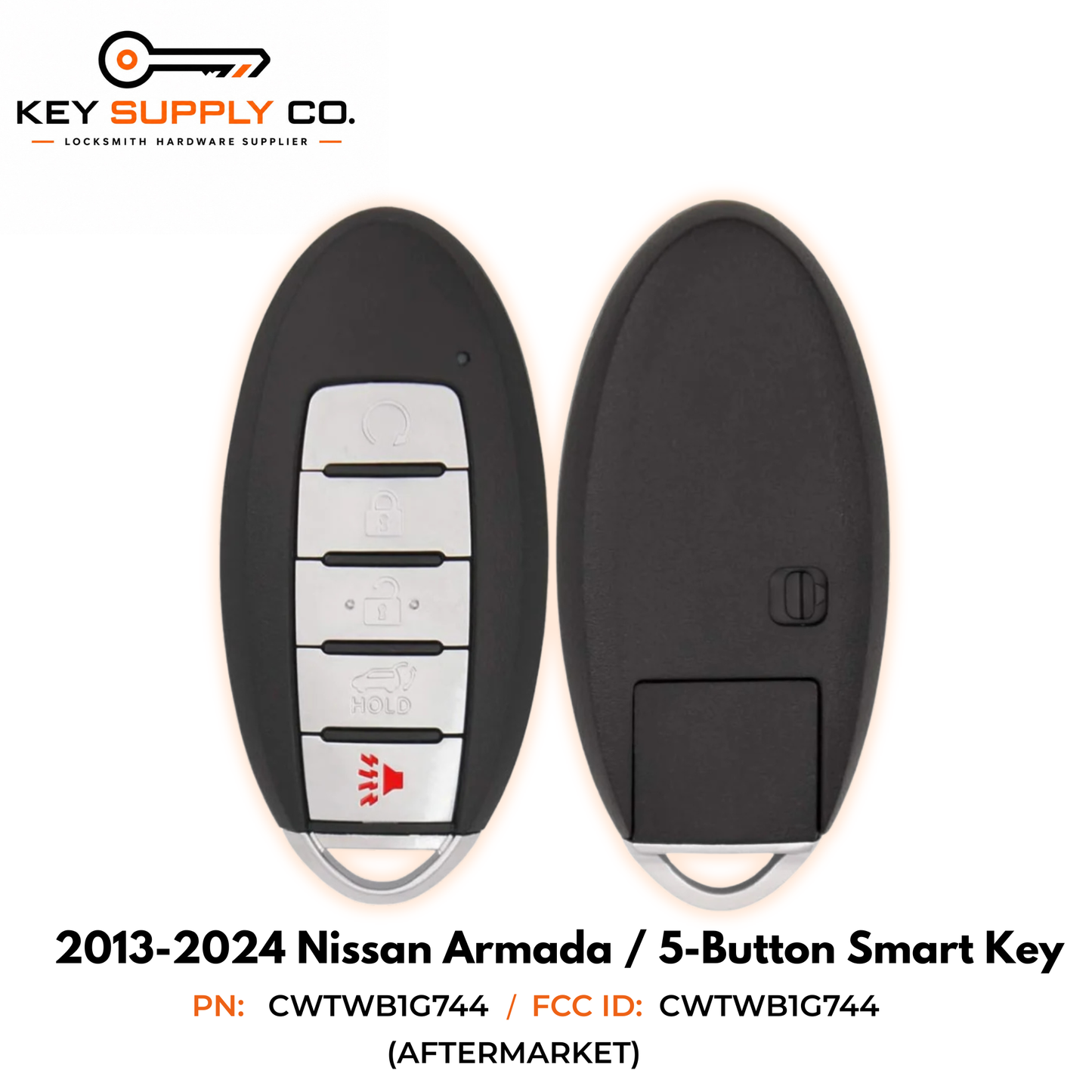 2013-2024 Nissan Armada / 5-Button Smart Key / CWTWB1G744 (AFTERMARKET)