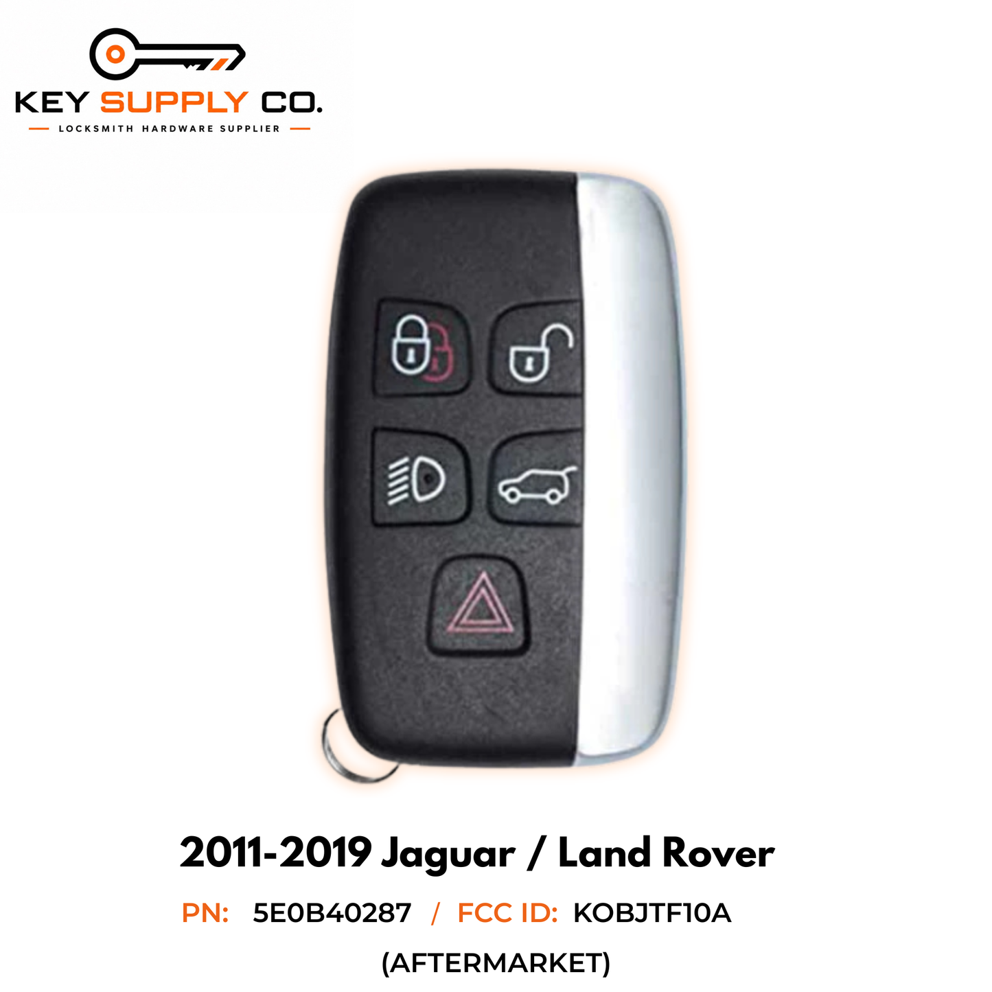 2011-2019 Jaguar / Land Rover / 5-Button Smart Key / PN: 5E0B40287 / KOBJTF10A / 315 MHz (AFTERMARKET)