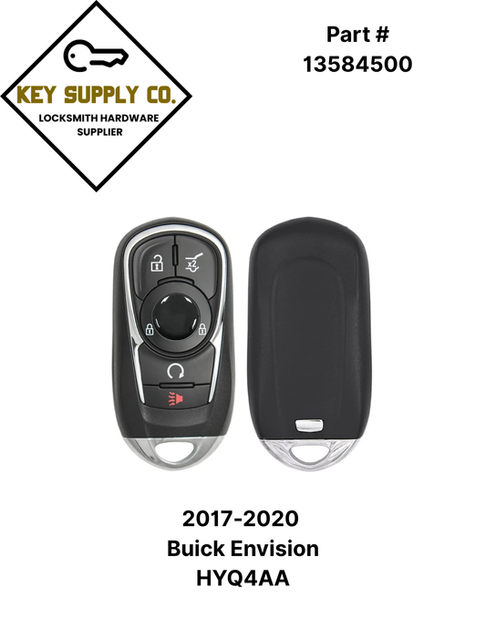 2017-2020 Buick Envision / 5-Button Smart Key / PN: 13584500 / HYQ4AA (AFTERMARKET)﻿