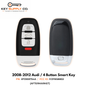 2008-2012 Audi / 4-Button Smart Key / PN: 8T0959754A / IYZFBSB802 / 315 MHz (AFTERMARKET)