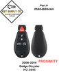 2008-2014 Dodge Chrysler / 5-Button Fobik Key / PN: 056046694AH / IYZ-C01C / Keyless Go Fobik (AFTERMARKET)