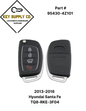2013-2016 Hyundai Santa Fe / 4-Button Flip Key Remote / PN: 95430-4Z101 / TQ8-RKE-3F04 (AFTERMARKET)