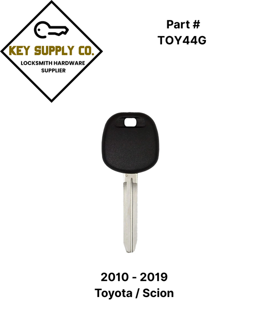 2010 - 2019 Toyota / Scion - TOY44G Transponder Key - (G Chip) (AFTERMARKET)