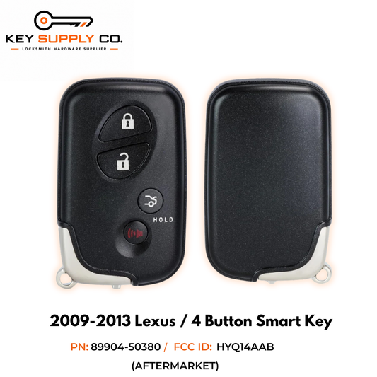 2009-2013 Lexus / 4-Button Smart Key / PN: 89904-50380 / HYQ14AAB /(AFTERMARKET)