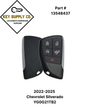2022-2025 Chevrolet Silverado / 5-Button Smart Key / PN: 13548437 / YG0G21TB2 (AFTERMARKET)