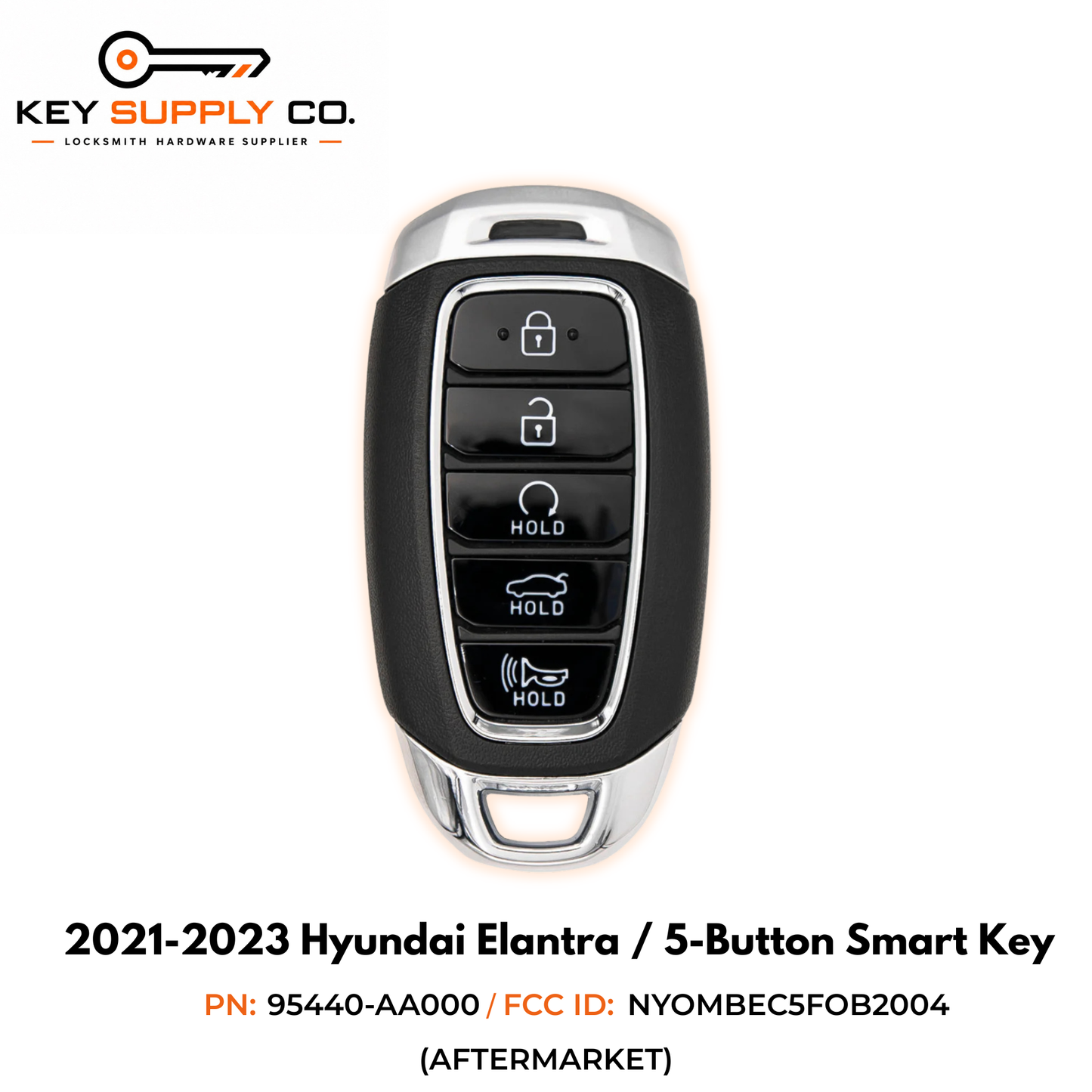 2021-2023 Hyundai Elantra / 5-Button Smart Key / PN: 95440-AA000 / NYOMBEC5FOB2004 (AFTERMARKET)