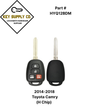 2014-2018 Toyota Camry / 4-Button Remote Head Key / HYQ12BDM (H Chip) (AFTERMARKET)