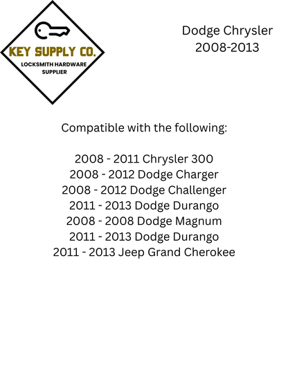 2008-2013 Chrysler Dodge / 5-Button Fobik / M3N5WY783X