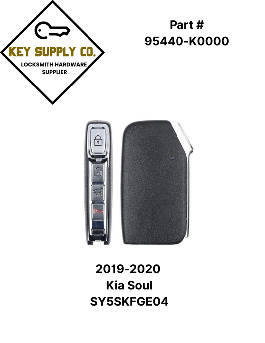 2019-2020 Kia Soul / 4-Button Smart Key / PN: 95440-K0000 / SY5SKFGE04 (AFTERMARKET)