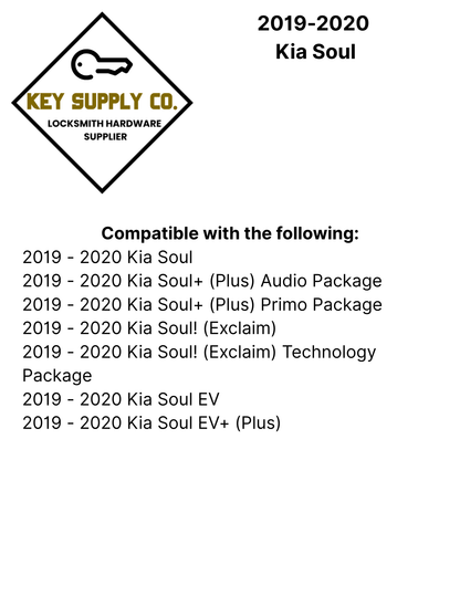 2019-2020 Kia Soul / 4-Button Smart Key / PN: 95440-K0000 / SY5SKFGE04 (AFTERMARKET)
