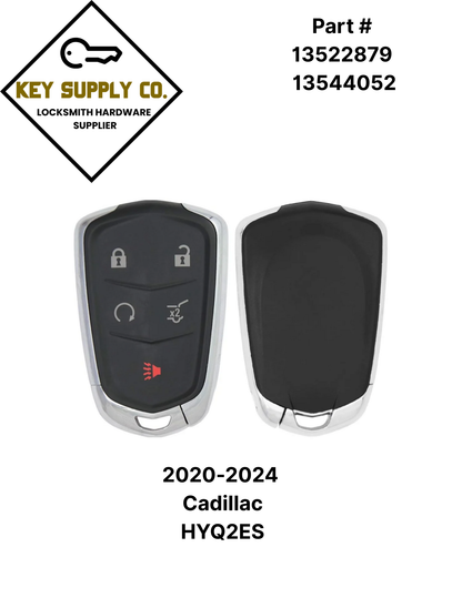 2020-2024 Cadillac / 5-Button Smart Key / PN: 13522879 13544052 / HYQ2ES (AFTERMARKET)