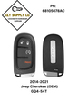 2014-2021 Jeep Cherokee / 4-Button Smart Key / PN: 68105078AC / GQ4-54T (OEM)