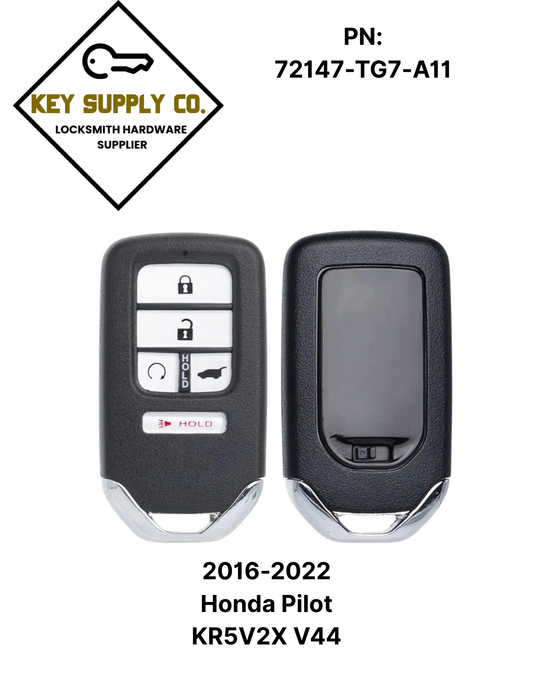 2016-2022 Honda Pilot / 5-Button Smart Key / PN: 72147-TG7-A11 / KR5V2X V44 (AFTERMARKET)