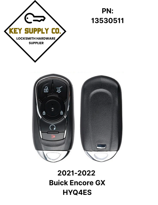 2021-2022 Buick Encore GX / 5-Button Smart Key / PN: 13530511 / HYQ4ES