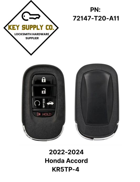 2022-2024 Honda Accord / 5-Button Smart Key / PN: 72147-T20-A11 / KR5TP-4 (AFTERMARKET)