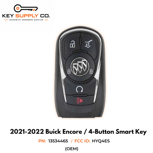 2021-2022 Buick Encore / 4-Button Smart Key / PN: 13534465 / HYQ4AS (OEM)