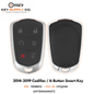 2014-2019 Cadillac / 6-Button Smart Key / PN: 13598512 / HYQ2AB (AFTERMARKET)