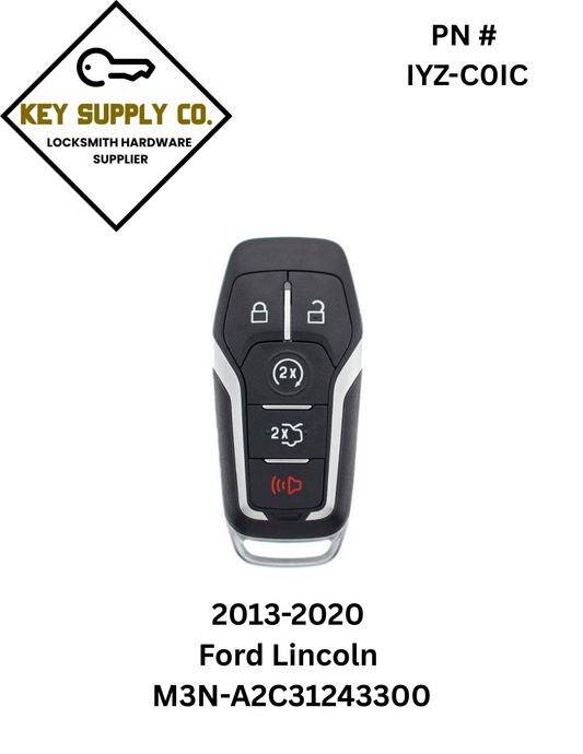 2013-2020 Ford Lincoln / 5-Button Smart Key / PN: 5923896 / M3N-A2C31243300 (AFTERMARKET)