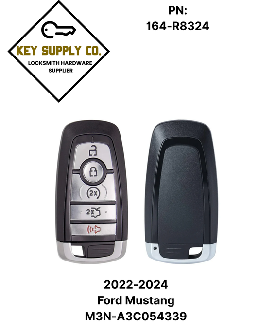 2022-2024 Ford Mustang / 5-Button Smart Key / PN: 164-R8324 / M3N-A3C054339 (AFTERMARKET)