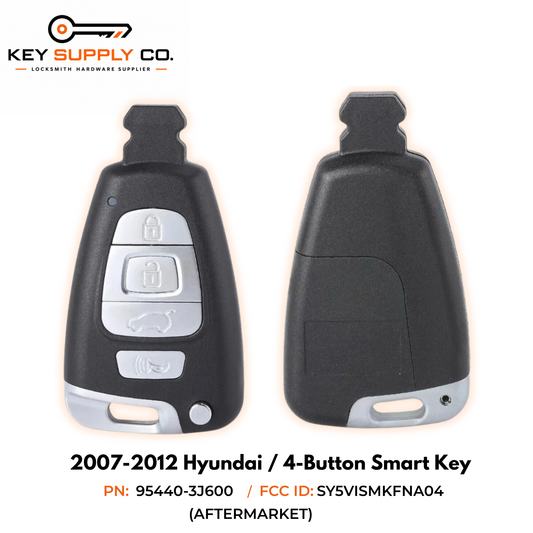 2007-2012 Hyundai / 4-Button Smart Key / 95440-3J600 / SY5VISMKFNA04 (AFTERMARKET)