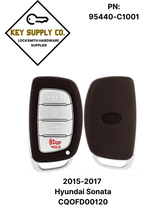 2015-2017 Hyundai Sonata / 4-Button Smart Key / PN: 95440-C1001 / CQOFD00120 (AFTERMARKET)