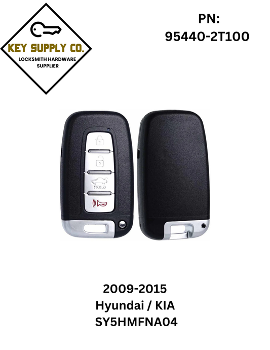 2009-2015 Hyundai Kia / 4-Button Smart Key / PN: 95440-3N250 / SY5HMFNA04 (AFTERMARKET)