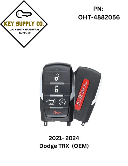 2021-2024 Dodge Ram 1500 TRX / 5-Button Smart Key / PN: 68462107AA / OHT-4882056 (OEM)