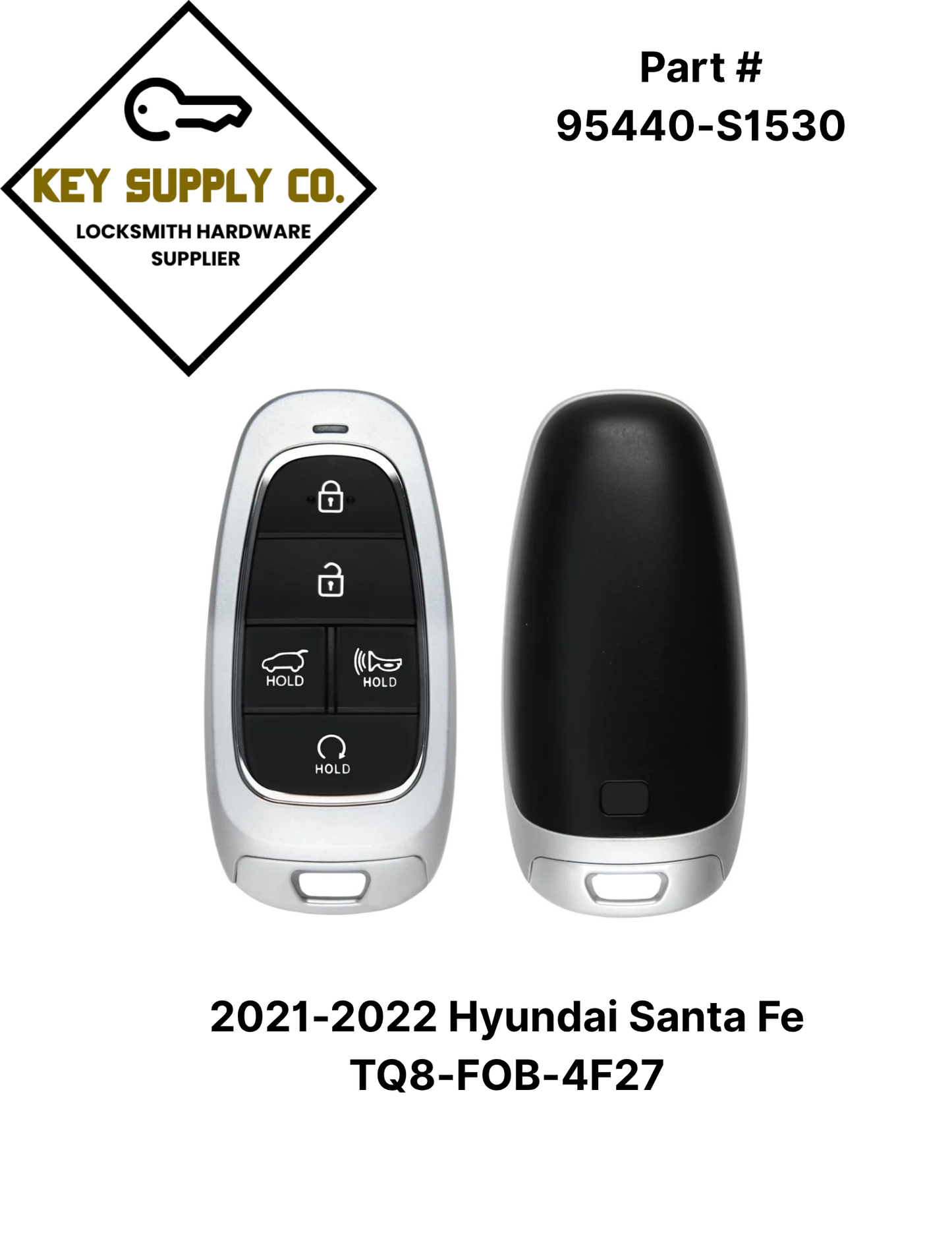 2021-2022 Hyundai Santa Fe / 5-Button Smart Key / PN: 95440-S1570 / TQ8-FOB-4F27 (Aftermarket)