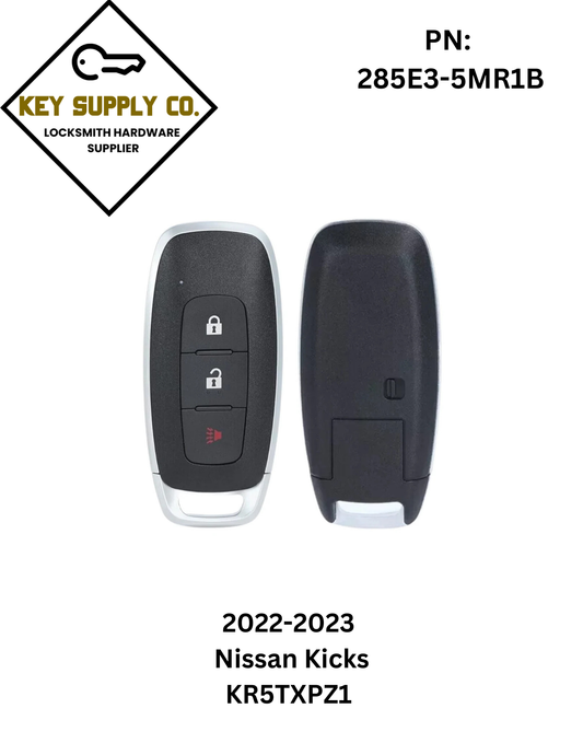 2022-2023 Nissan Ariya Kicks Rogue Pathfinder / 3-Button Smart Key / PN: 285E3-5MR1B / KR5TXPZ1 (AFTERMARKET)