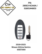 2019-2023 Nissan Altima Sentra / 5-Button Smart Key / PN: 285E3-6CA6A / S180144803 / KR5TXN4 (AFTERMARKET)