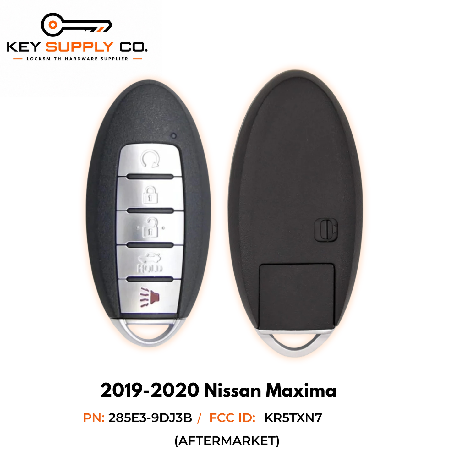 2019-2020 Nissan Maxima / 5-Button Smart Key / PN: 285E3-9DJ3B / S180144906 / KR5TXN7 (AFTERMARKET)