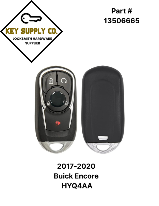 2017-2020 Buick Encore / 4-Button Smart Key / PN: 13506665 / HYQ4AA (AFTERMARKET)