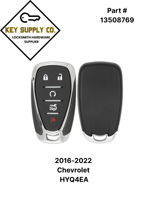 2016-2022 Chevrolet / 5-Button Smart Key / 13508769 / HYQ4EA (AFTERMARKET)