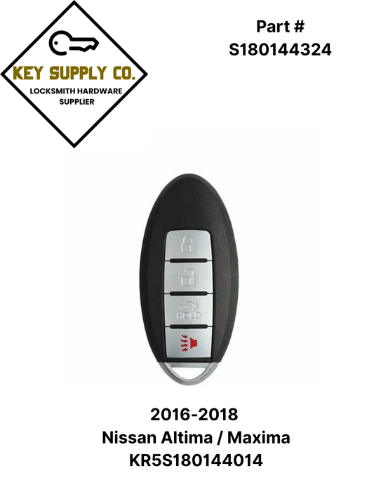 2016-2018 Nissan Altima / Maxima / 4-Button Smart Key / KR5S180144014 / S180144324 / (IC 204) (AFTERMARKET)