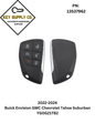 2021-2025 Buick Envision GMC Yukon Chevrolet Tahoe Suburban / 6-Button Smart Key / PN: 13541562 / HUFGM2718 (AFTERMARKET)