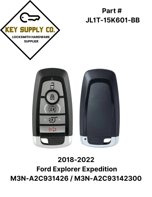 2018-2023 Ford Explorer Expedition / 5-Button Smart Key / PN: JL1T-15K601-BB / M3N-A2C931426 (AFTERMARKET)