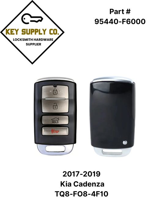 2017-2019 Kia Cadenza / 4-Button Smart Key / PN: 95440-F6000 / TQ8-FO8-4F10 (AFTERMARKET)