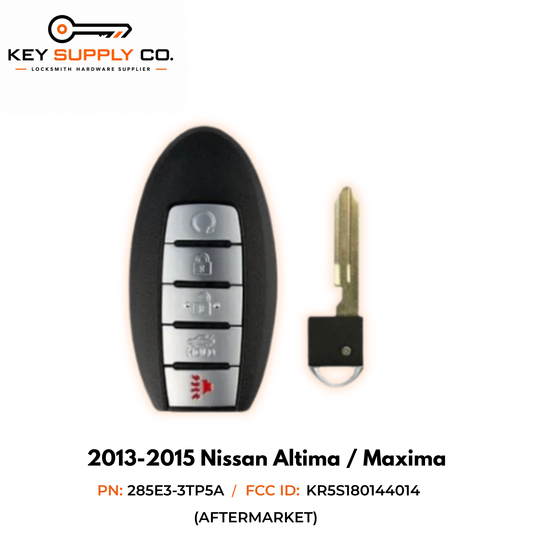 2013-2015 Nissan Maxima / Altima / 5-Button Prox Smart Key / PN: 285E3-3TP5A / KR5S180144014 / S180144020 / IC 014 (AFTERMARKET)